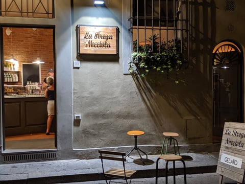 La Strega Nocciola Gelateria Artigianale - Firenze Duomo — Ice cream shop in Centro Storico · Florence