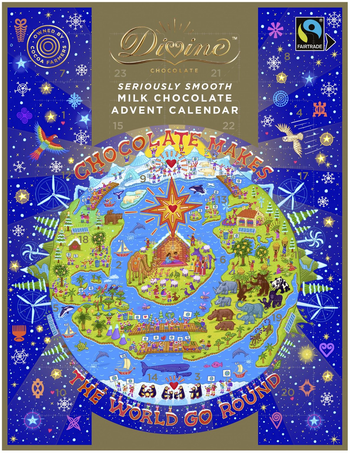 Stephen Waterhouse DIVINE MILK CHOCOLATE ADVENT CALENDAR 2020