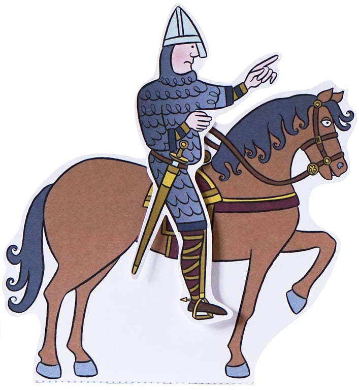 Stephanie Strickland Stephanie-Strickland-Norman-knight-papercraft-model