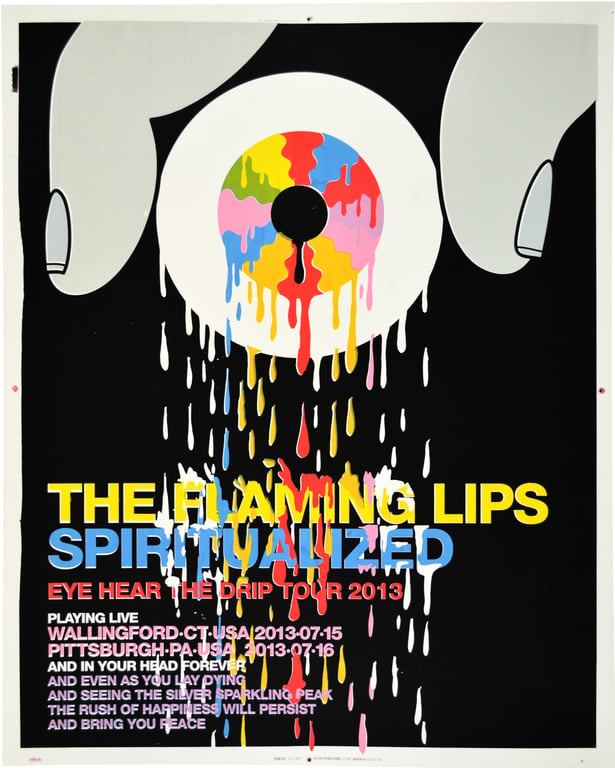 Oliver Hibert The Flaming Lips Poster