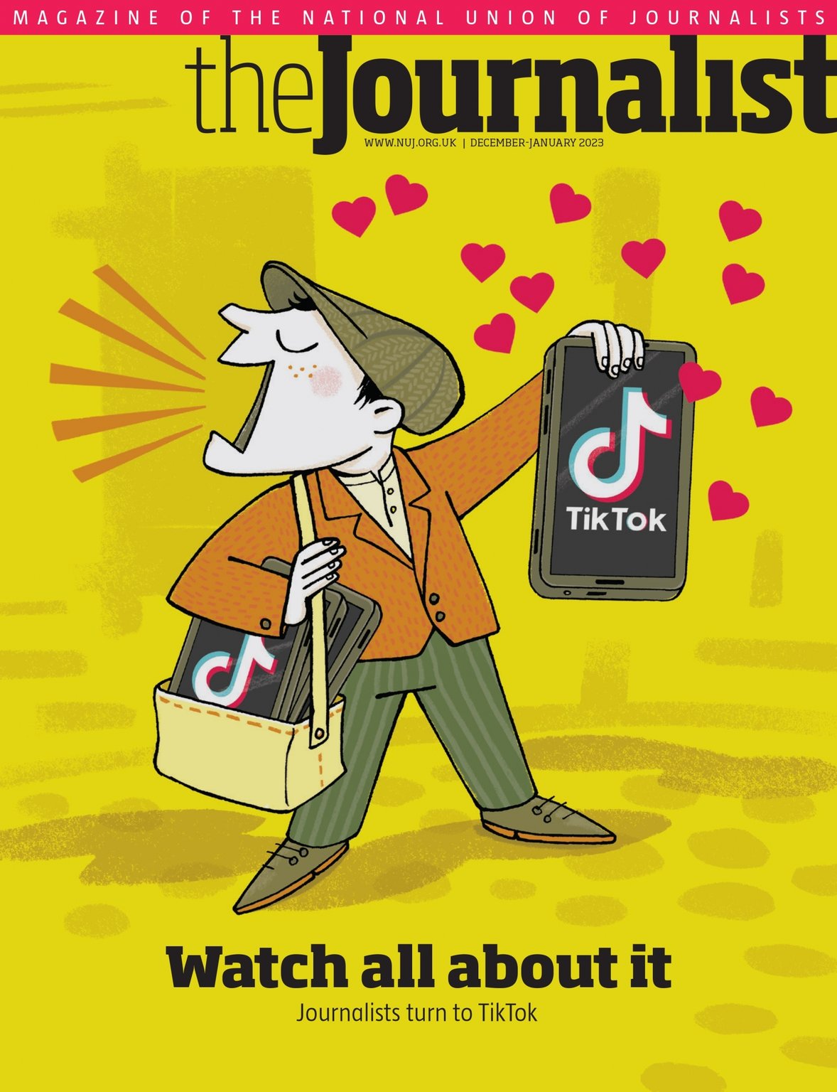 Michel Streich Tik Tok Cover : The Journalist