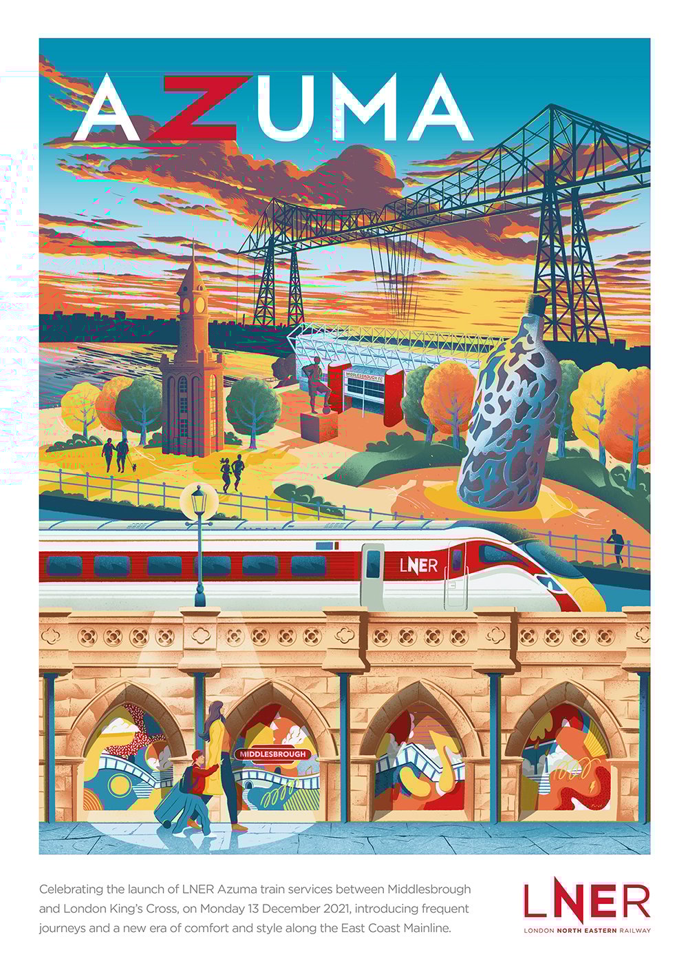 Mark Frudd Azuma Middlesbrough to London / LNER