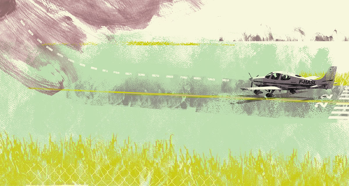 Clare Nicholas Flying Magazine – Feature Illustration – Takeoff Emergencies