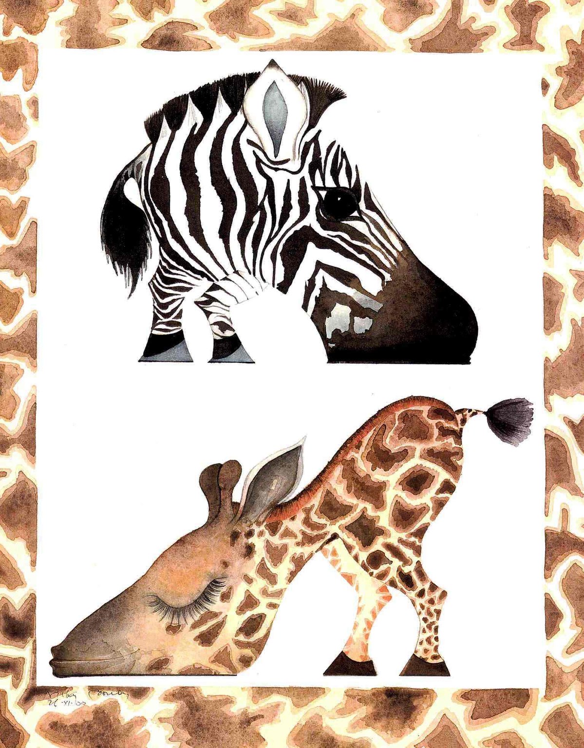 Nicky Cooney ZEBRA + GIRAFFE SHOES SHOES