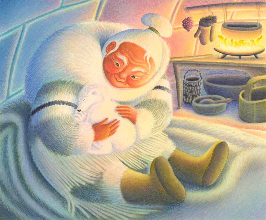 Amanda Hall LITTLE BEAR INTERIOR ILLUSTRATION