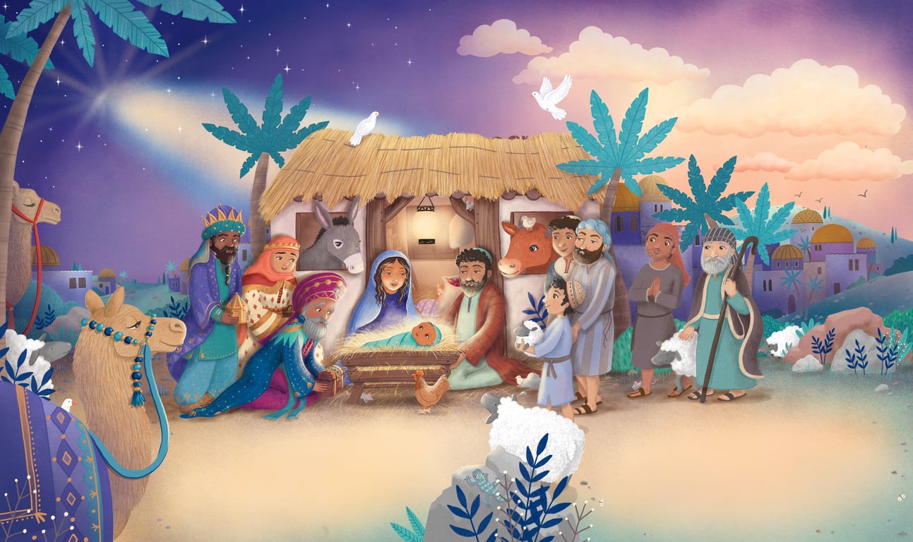 Jessica Knight Usborne Peep Inside The Nativity 2022