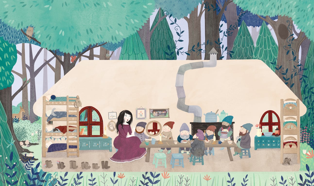 Jessica Knight Usborne Peep Inside a Fairytale Snow White