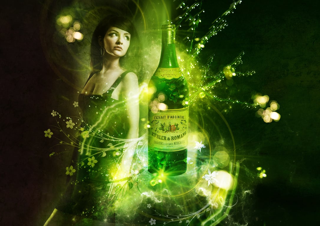 Chris Nurse Absinthe Advertising