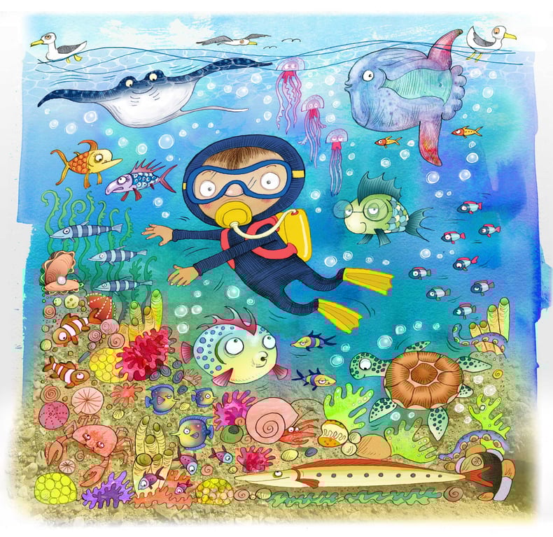 Beccy Blake Little Diver