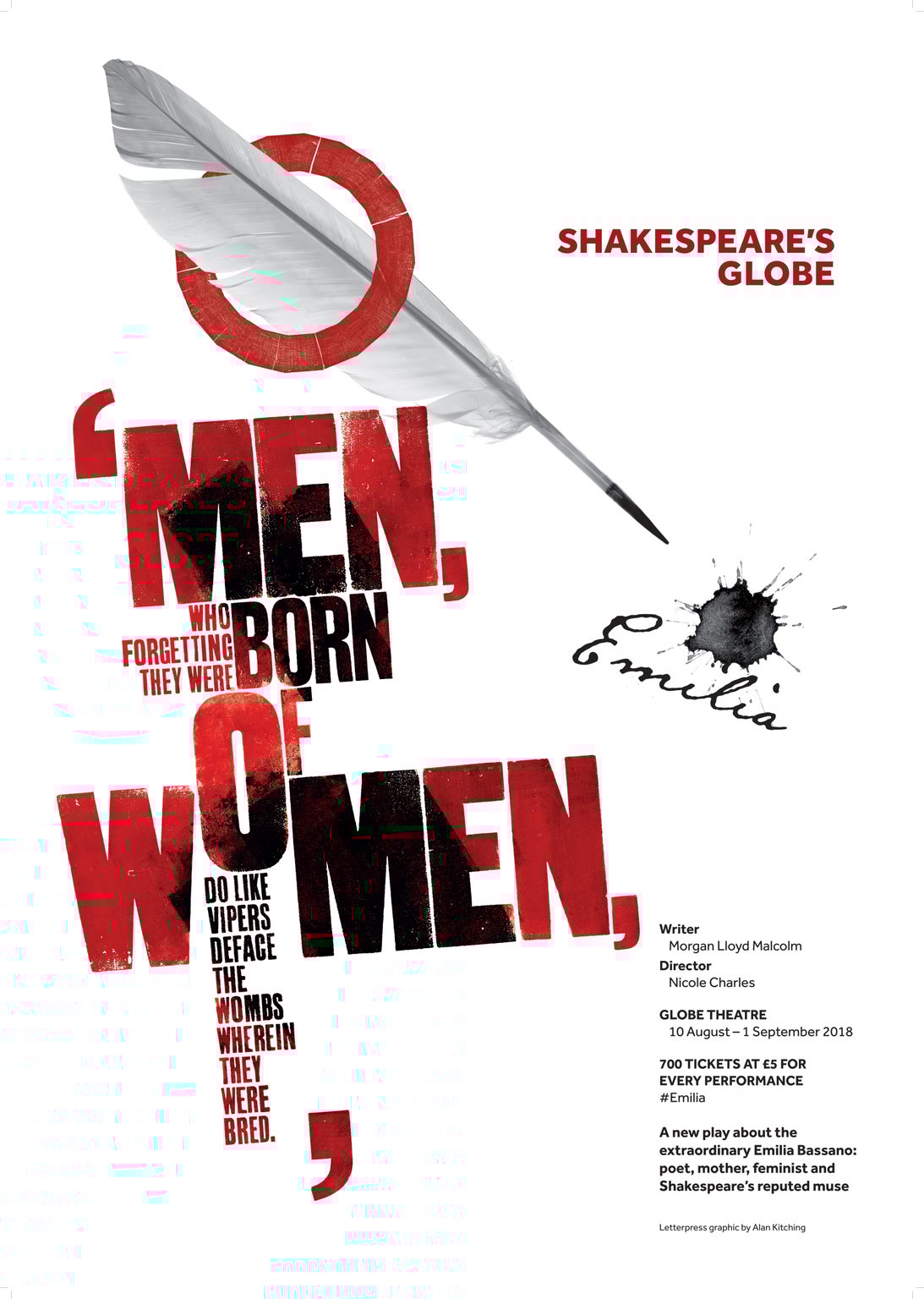 Alan Kitching Poster / Shakespeare’s Globe Theatre