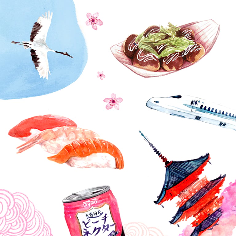 Katherine Tromans Japan Map Elements