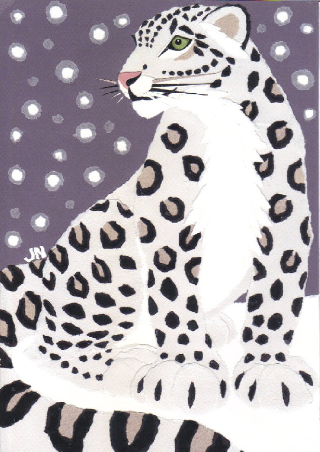 Janice Nicolson Snow Leopard
