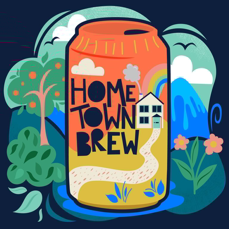 Sam Osborne Home Town Brew Packaging