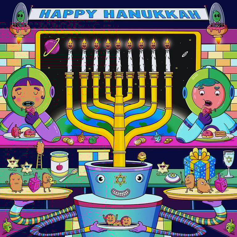 Daniel Sulzberg Lush_Happy_Hanukkah_Knotwrap_Color_web_sila copy