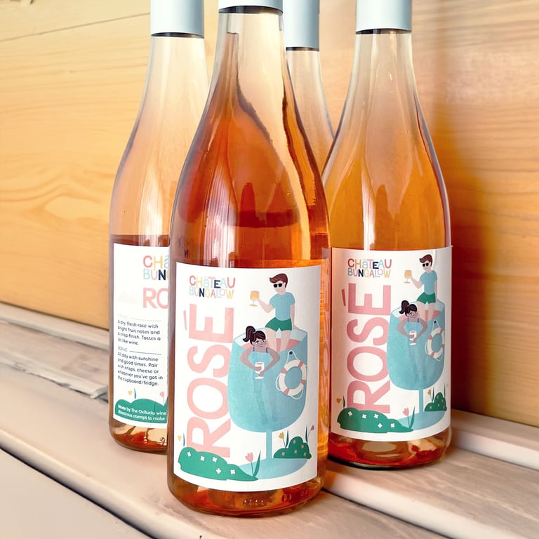 Sam Osborne Wine Bottle Label Design