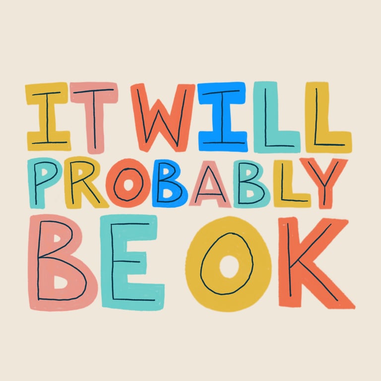 Sam Osborne Probably Be OK Lettering