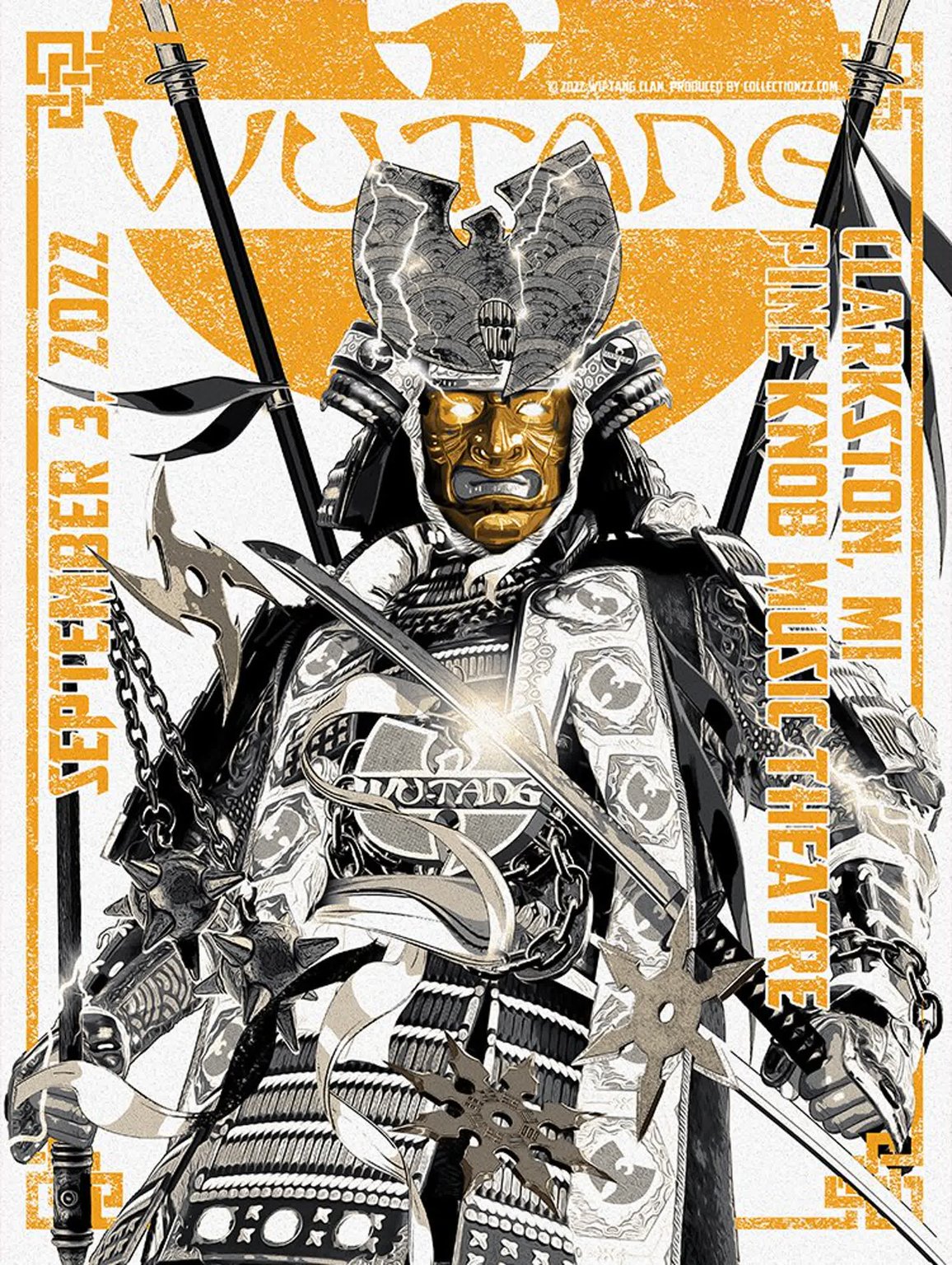Chris Malbon Official State of Mind NY Tour Poster / Wu-Tang Clan