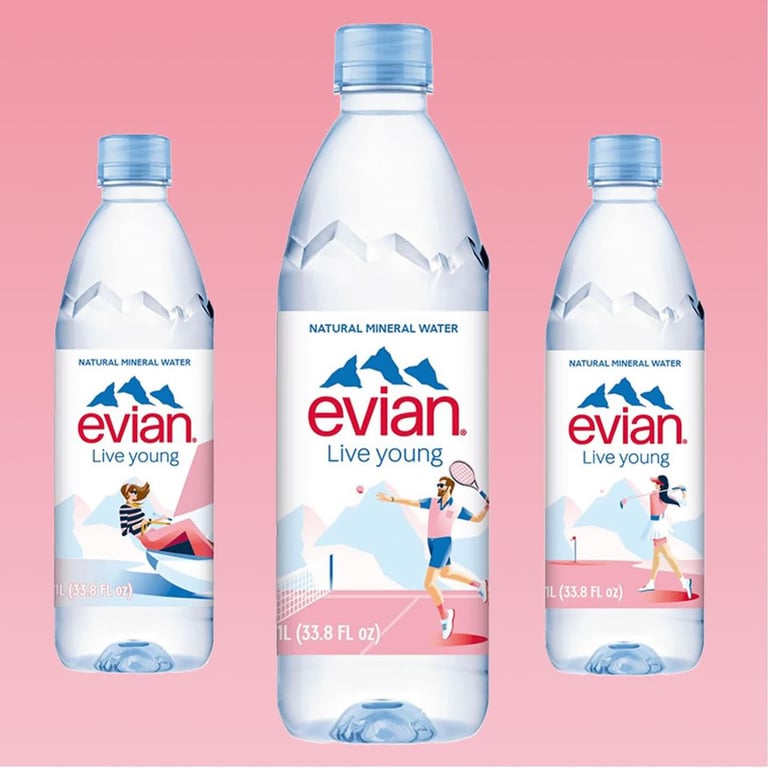 Pietari Posti Evian Packaging