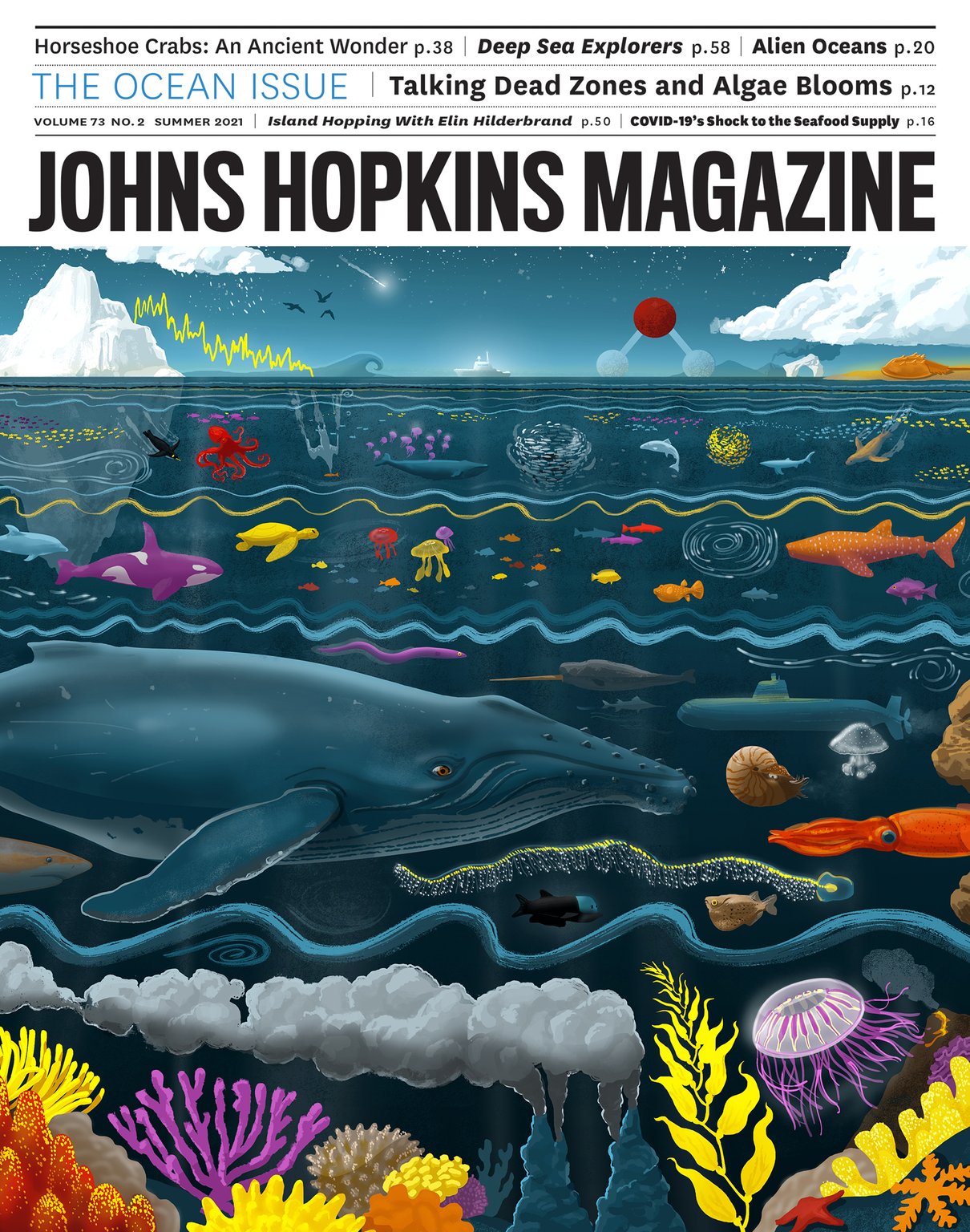Sam Falconer Oceans for John Hopkins Magazine
