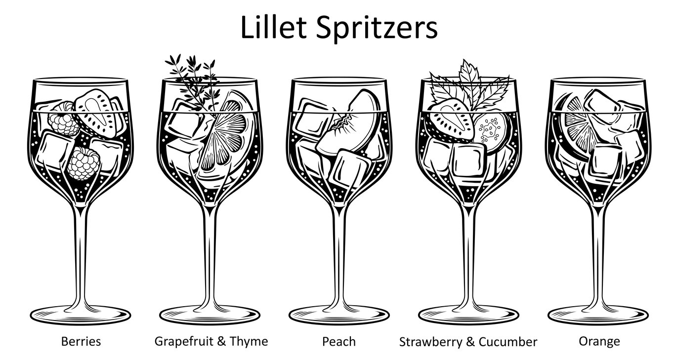 Ron Wilson Lillet Spritzers