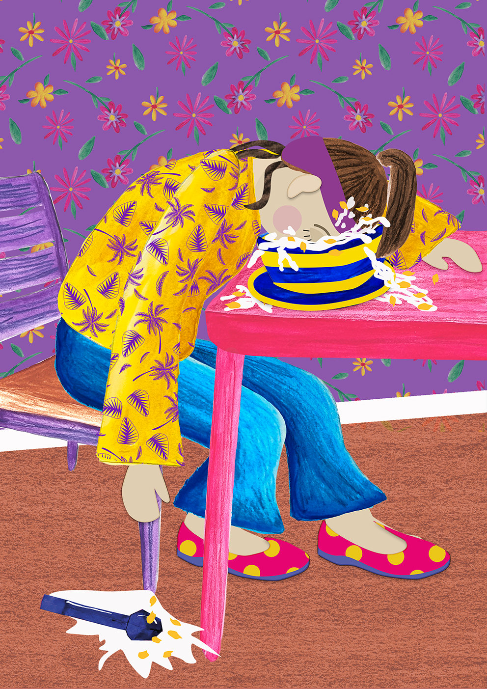 Flontiere/Rosa Brown Children’s Book Illustration.Client: Ellen Gough