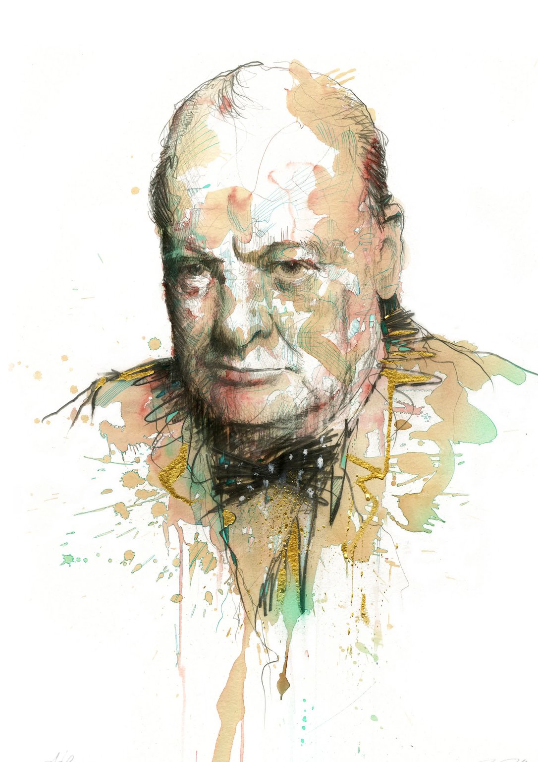 Carne Griffiths Churchill / In and Out Club London
