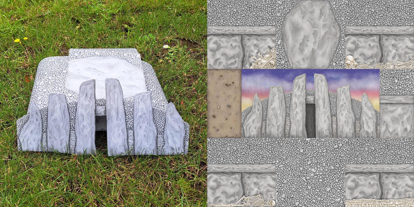 Vicki Herring Court Cairn model