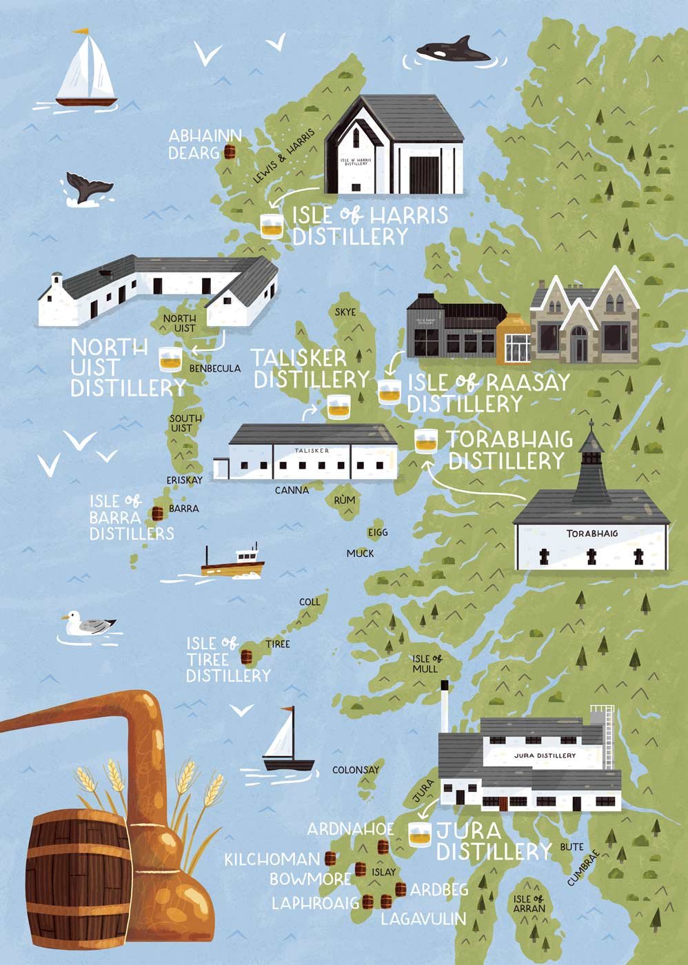 Elly Jahnz Distillery Map