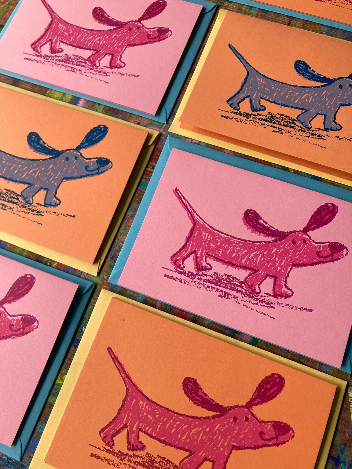Jo Brown JoBrown-sausage-dogs-multi
