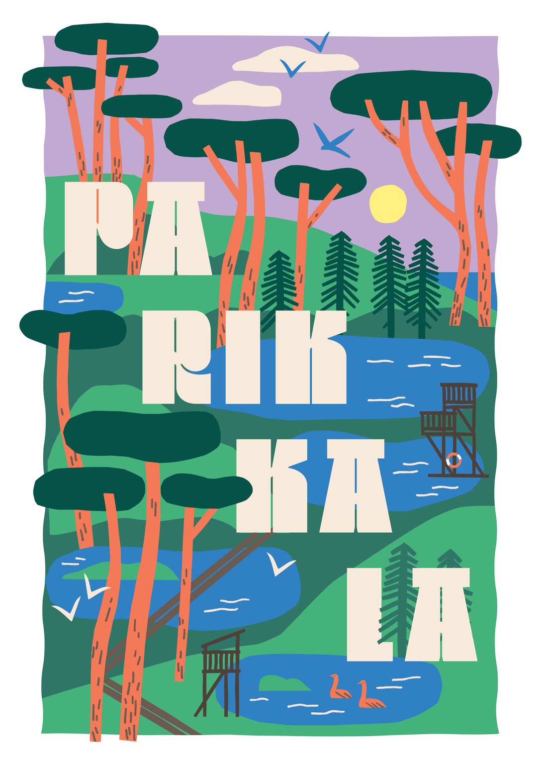 Jenni Saarenkylä Travel poster, Parikkalan Yrittäjät, 2022