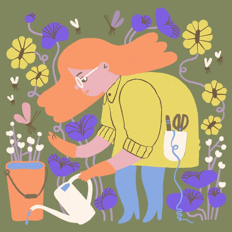 Jenni Saarenkylä Gardening editorial