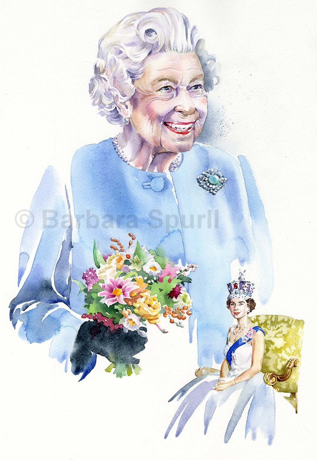 Barbara Spurll Elizabeth II montage
