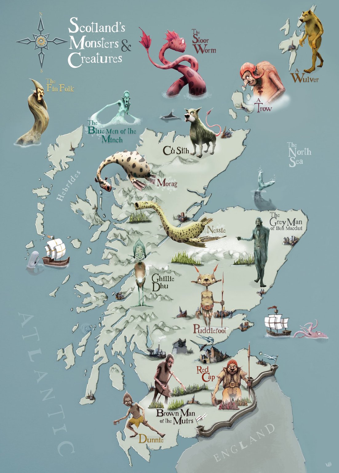 Iain Carroll SCOTTISH MONSTER MAP