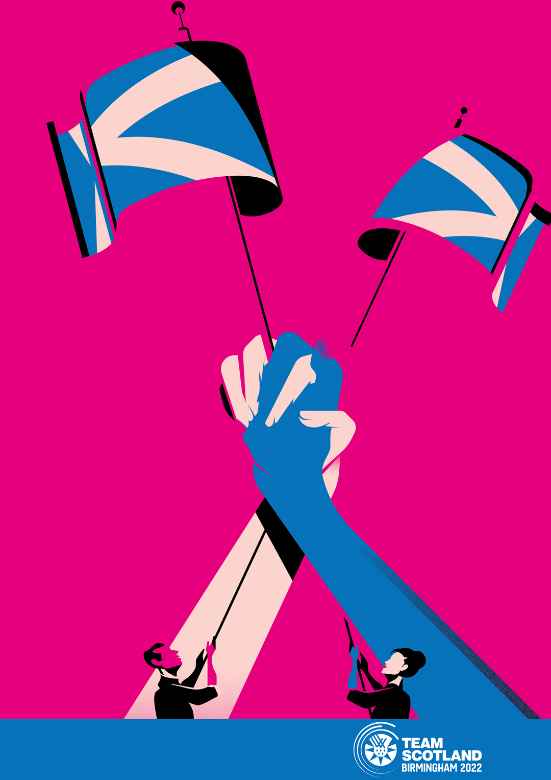 Marcus Marritt Team Scotland – Commonwealth Games key art