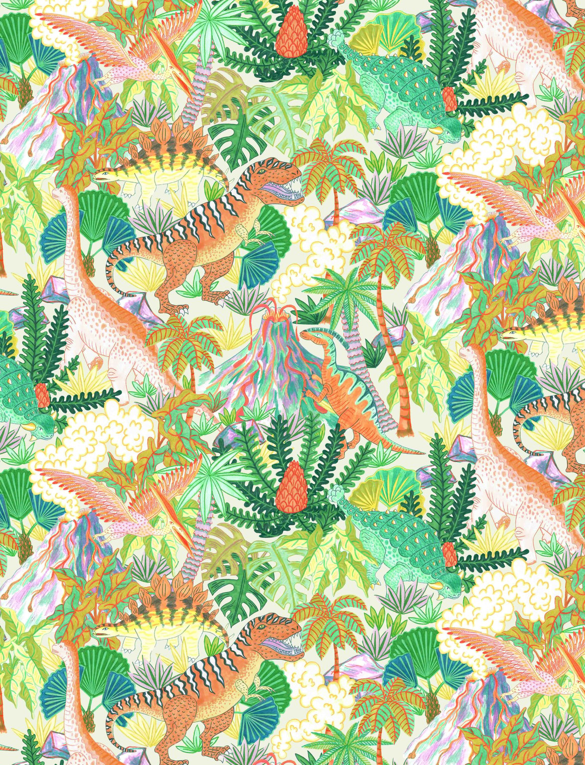 Jacqueline Colley Dinosaurs Wallpaper