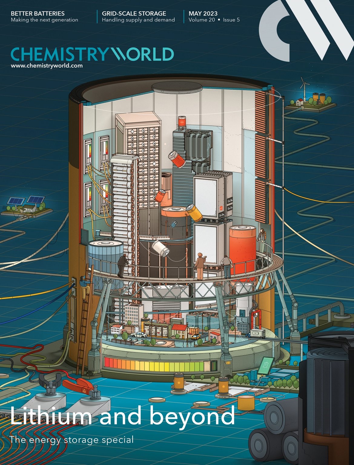 Doug John Miller Lithium and Beyond cover / Chemistry World Magazine