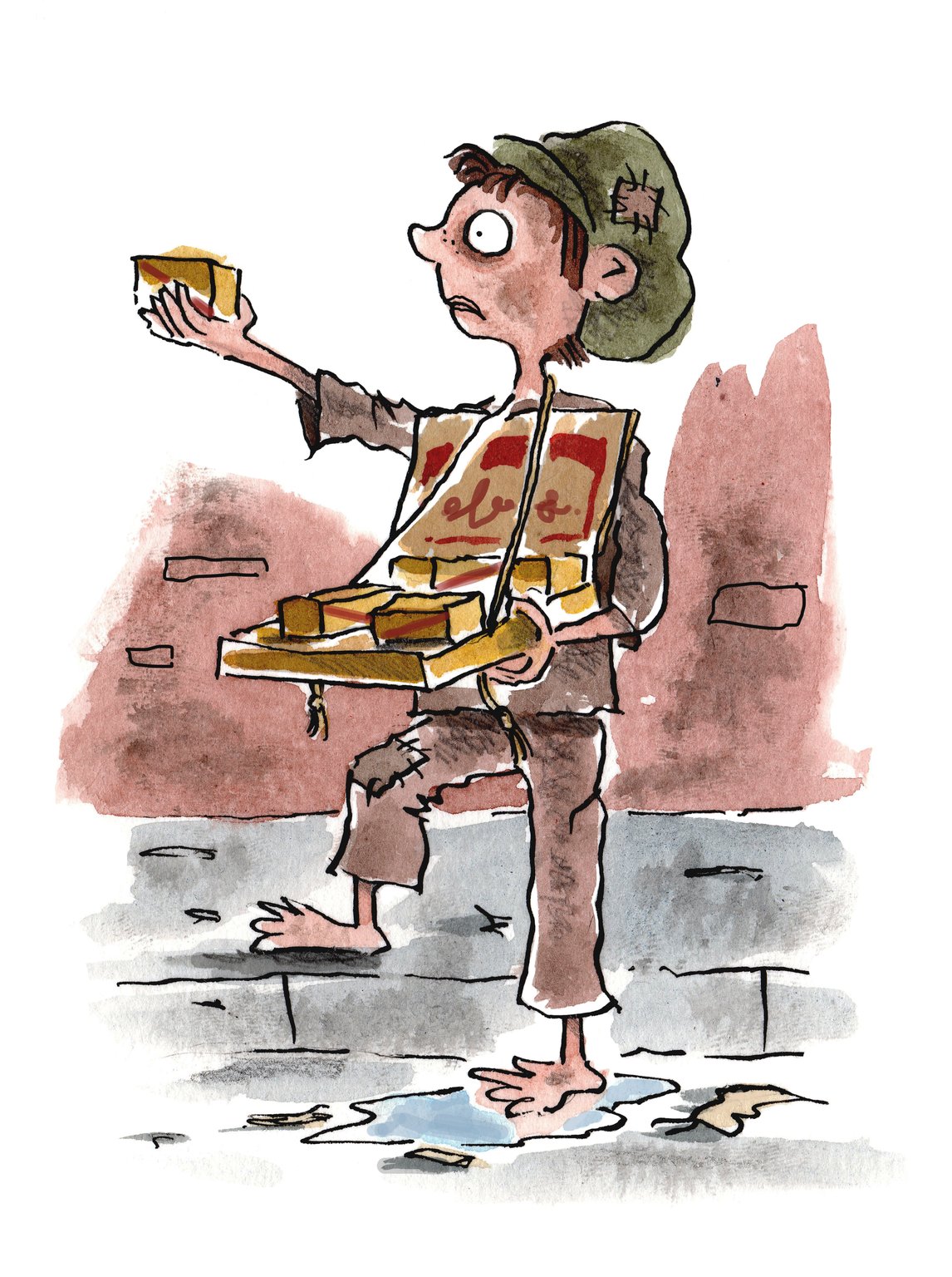 Rob Page B.A (hons) Design, M.A Illustration The Match Seller