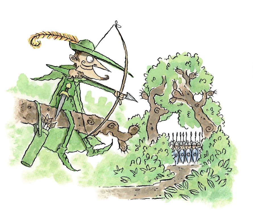 Rob Page B.A (hons) Design, M.A Illustration Robin hood