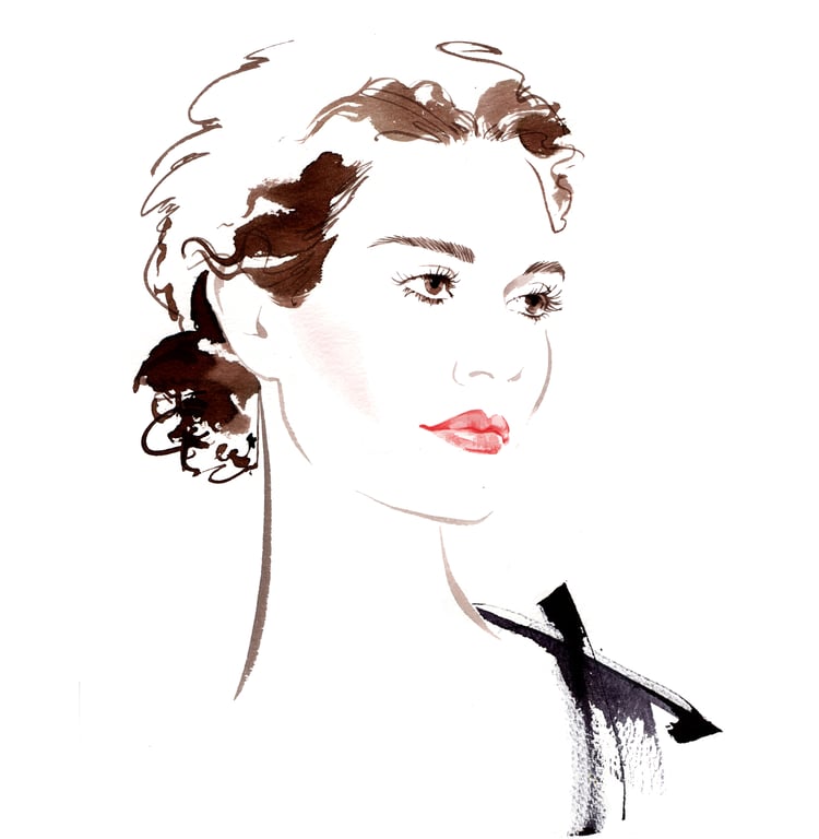 Fabulous Fashion illustration from AOI Members THAYNA – bone structure at 20 years