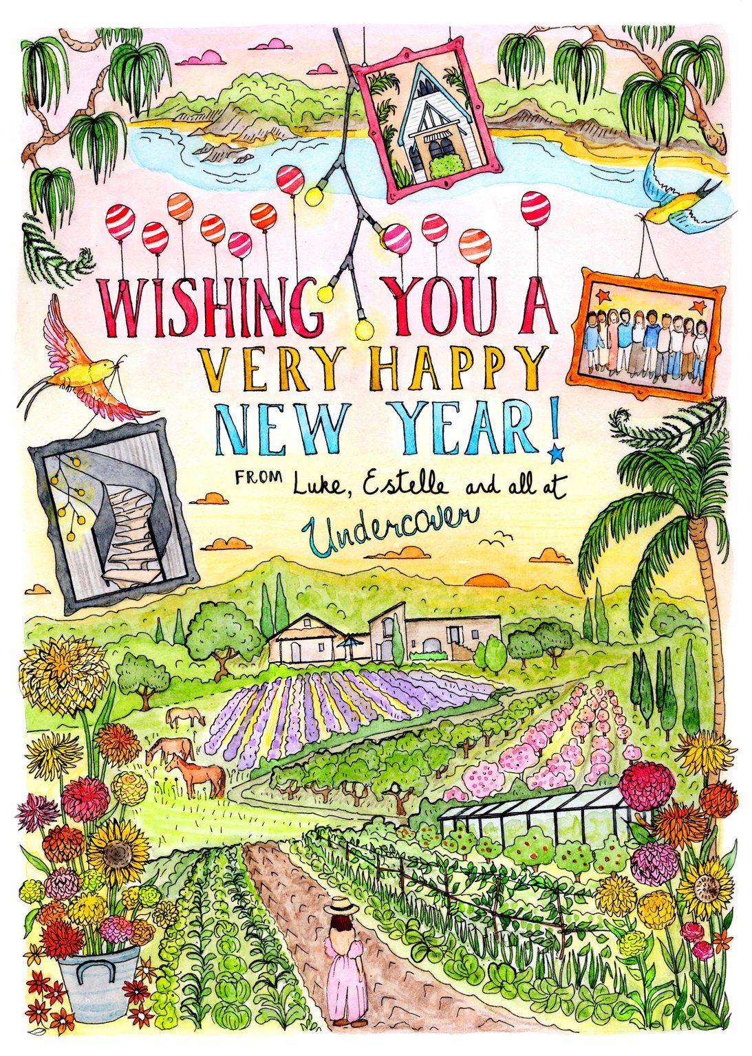 Katherine Kannon Company greetings card for Undercover Architecture