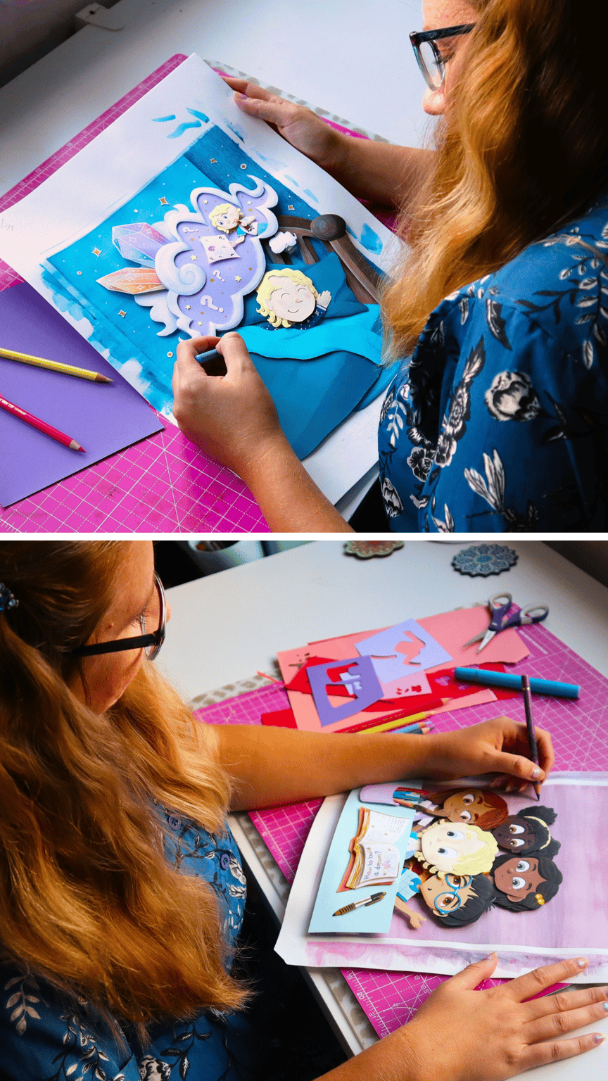 Gemma Lorente-Shore process of creating childrens books