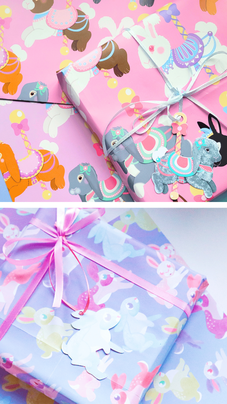 Gemma Lorente-Shore wrapping paper designs