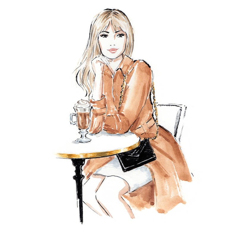 Anna Wijnands French Café fashion illustration