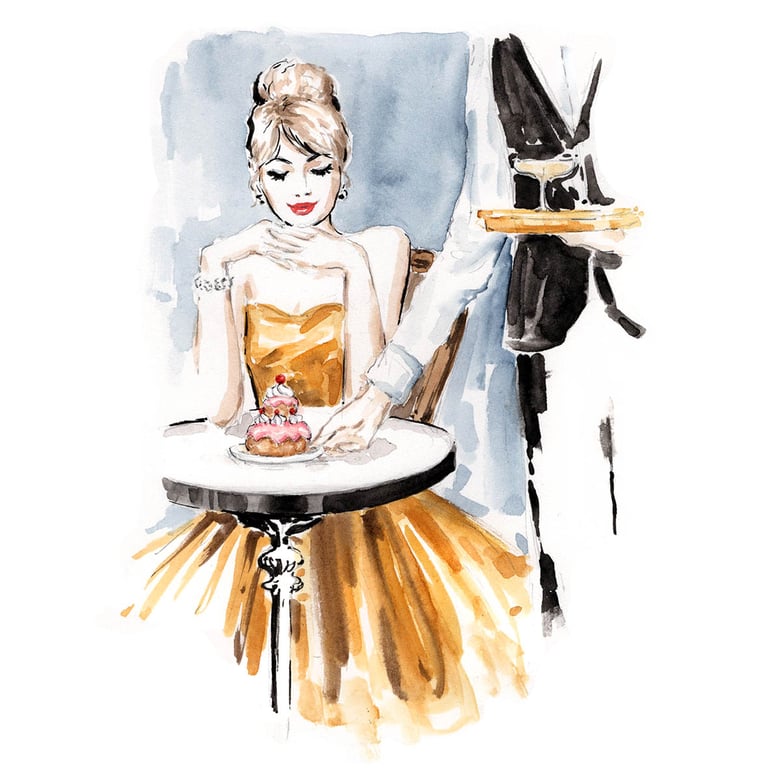Anna Wijnands Cake and Champagne in Paris