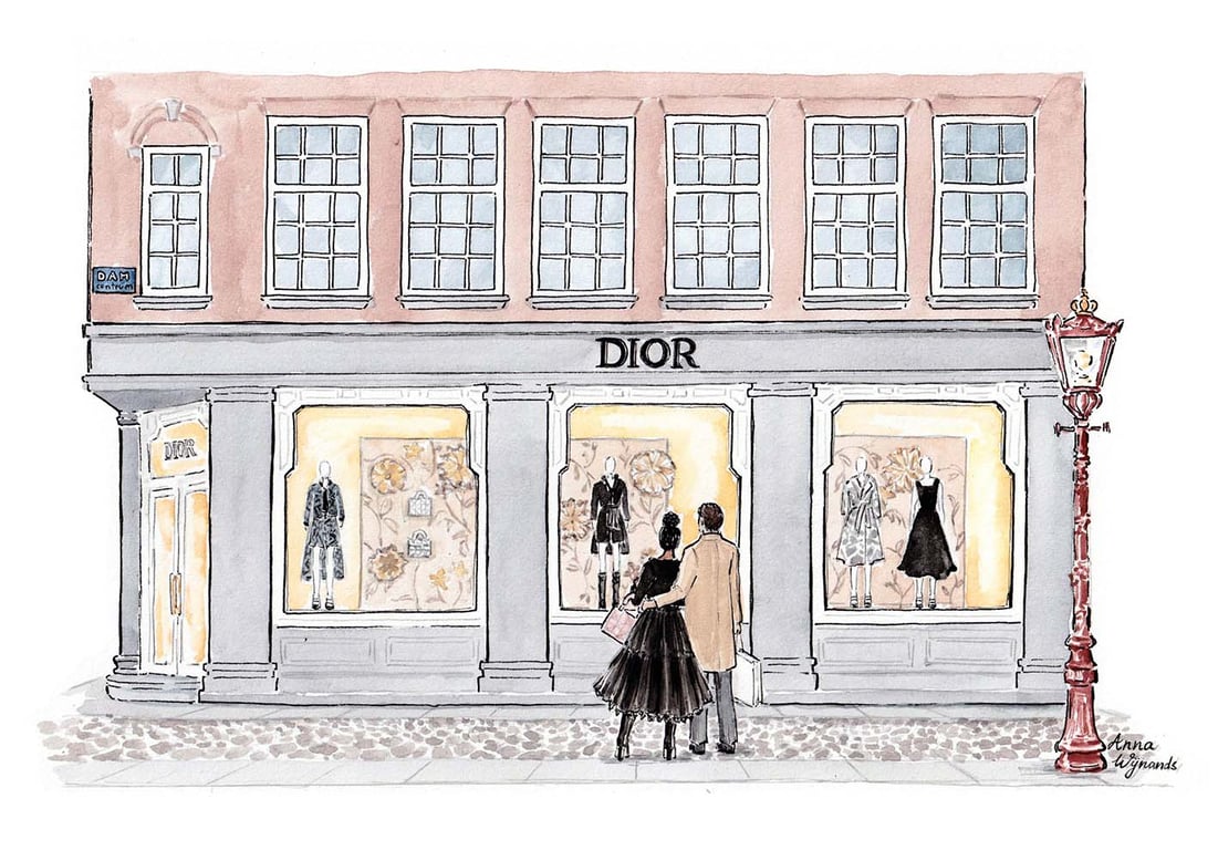 Anna Wijnands Dior Store in Amsterdam