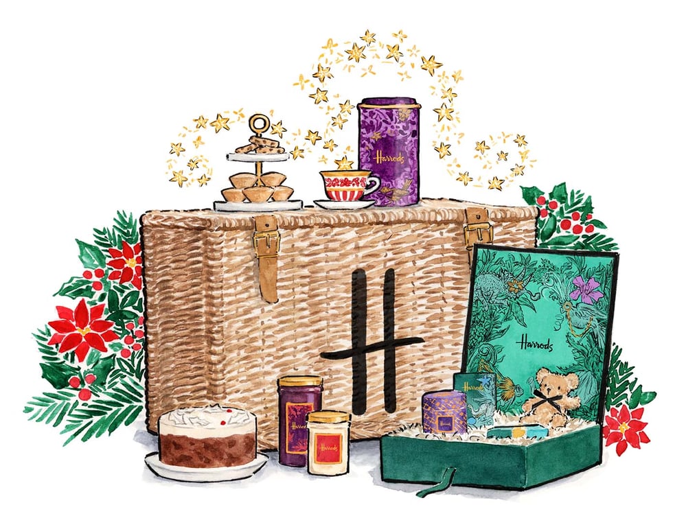 Anna Wijnands Harrods Christmas Hamper
