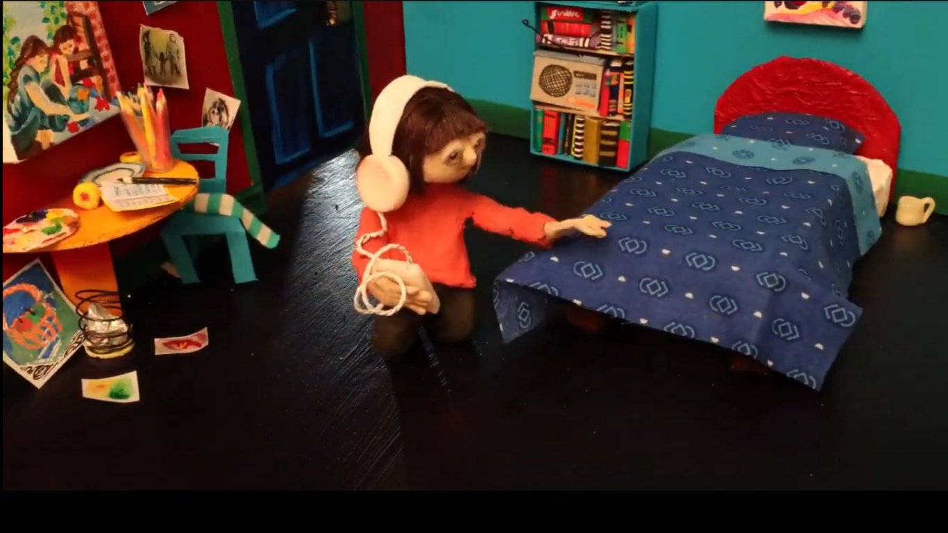 Carcazan Still from stop motion animation “Film One (Overcoming Trilogy)