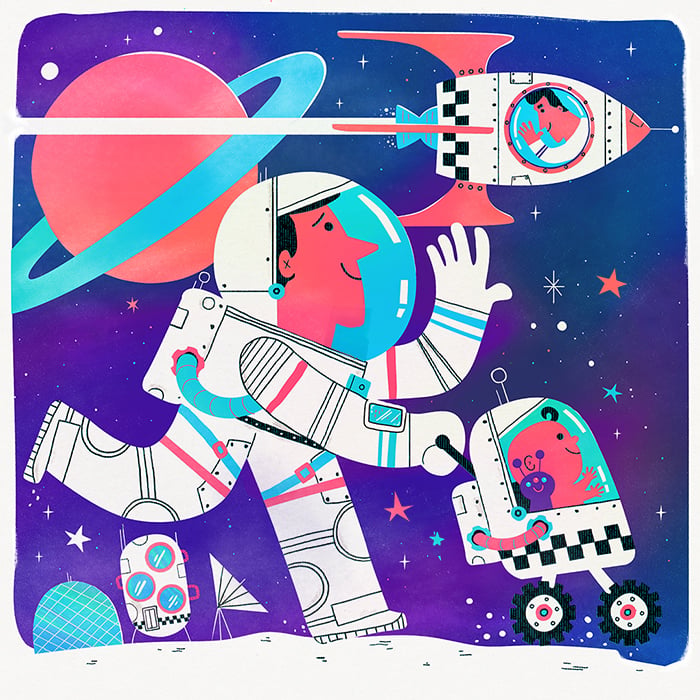 Chris Dickason Chris Dickason Future Families Editorial Illustration