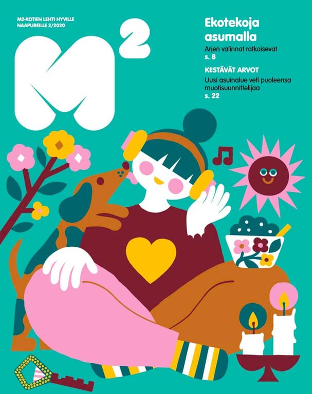 Leena Kisonen Cover Art for M2 magazine