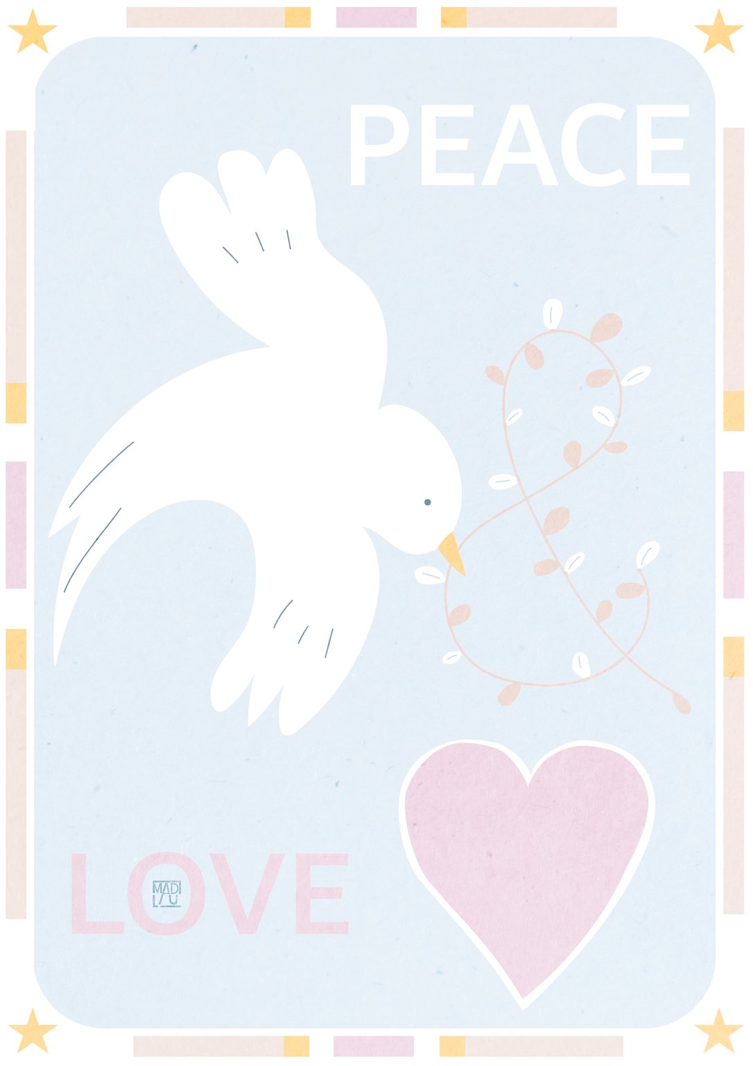 Madlau Peace and Love_1 Signed
